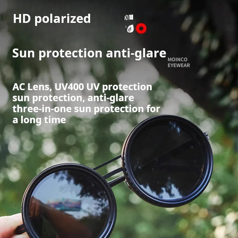 Adjustable ND2-400 Polarized Sunglasses For Outdoors During Summer